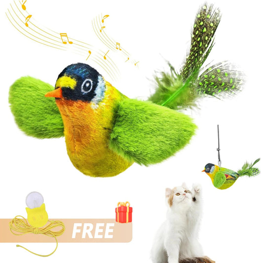 Dolce Soul PlayBird™ | Interactive Cat Toy with Sound & Catnip