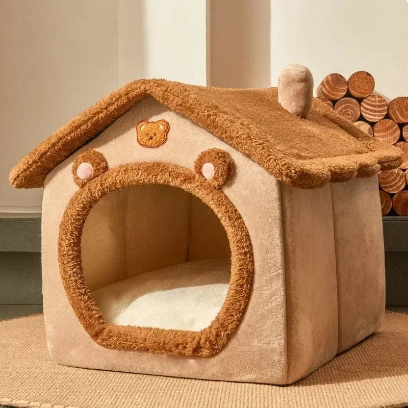 Dolce Soul CozyDen™ | Folding Pet House for Cats & Small Dogs