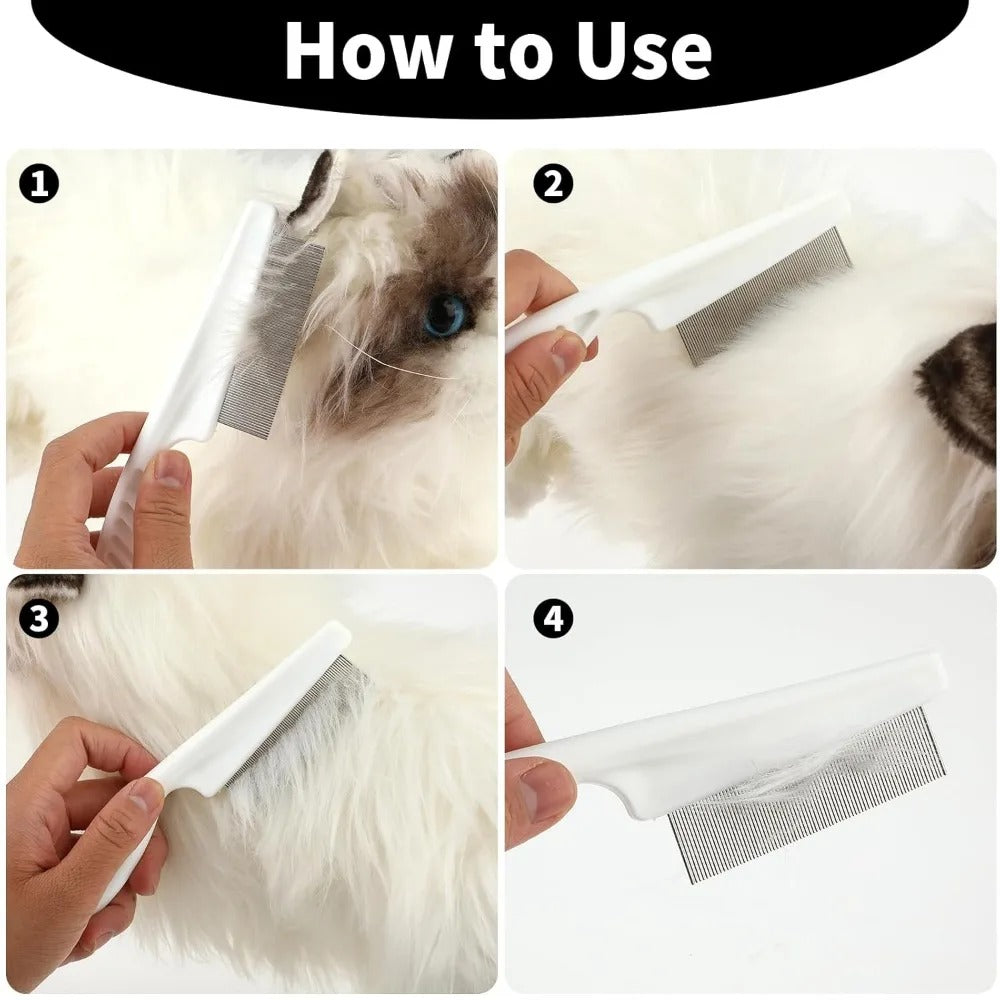 Dolce Soul GroomEase™ Fine Tooth Comb | Precision Grooming for Cats & Dogs