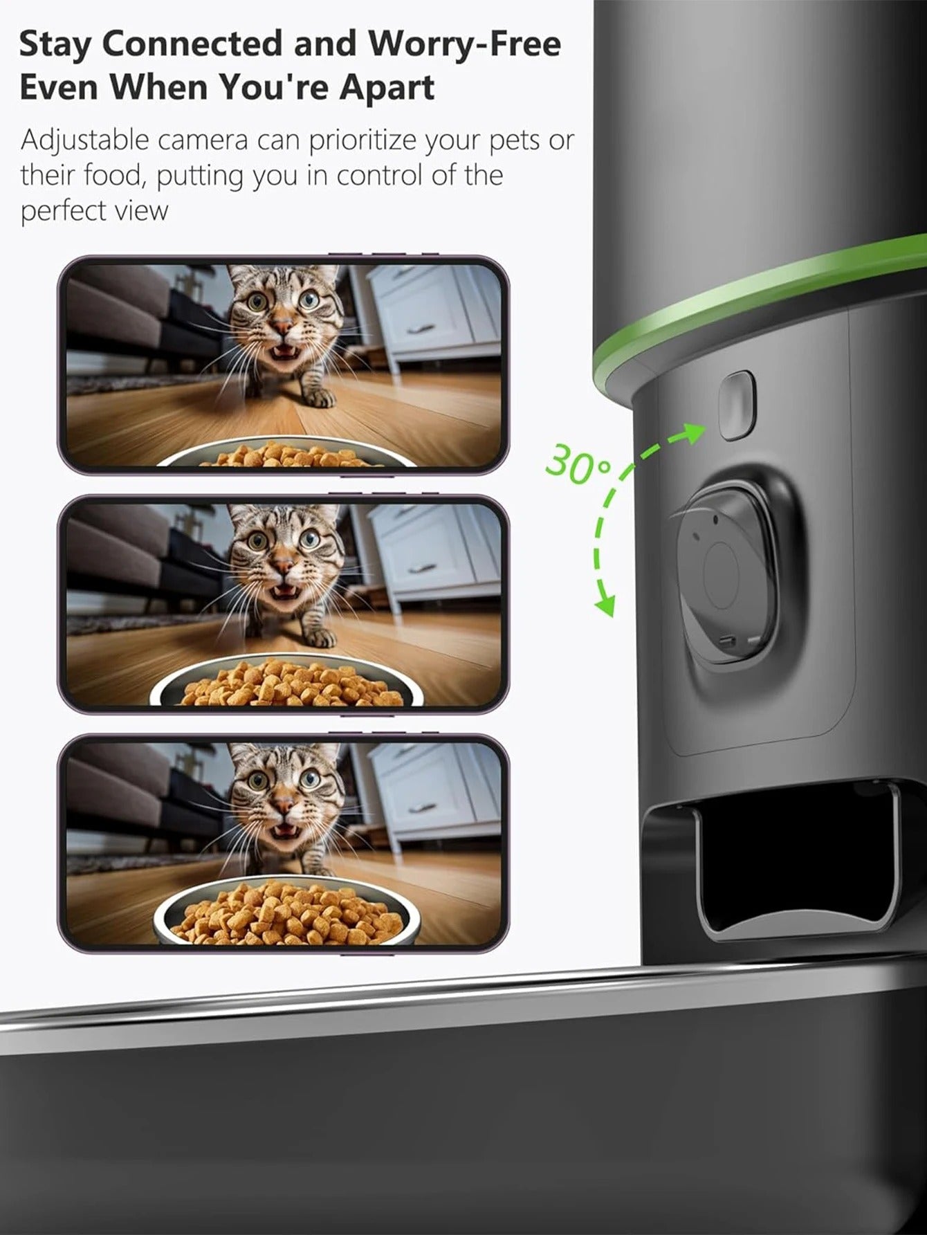 Dolce Soul Connect™ | Smart WiFi Pet Feeder with HD Camera