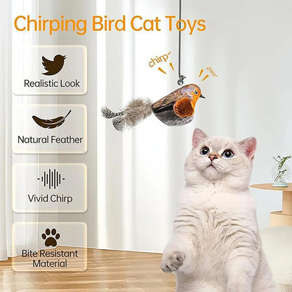 Dolce Soul PlayBird™ | Interactive Cat Toy with Sound & Catnip