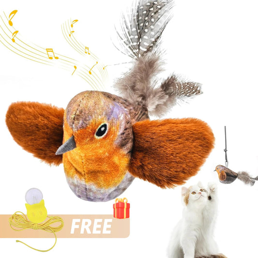 Dolce Soul PlayBird™ | Interactive Cat Toy with Sound & Catnip