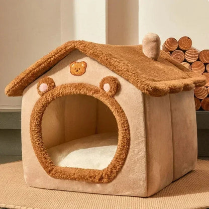Dolce Soul CozyDen™ | Folding Pet House for Cats & Small Dogs