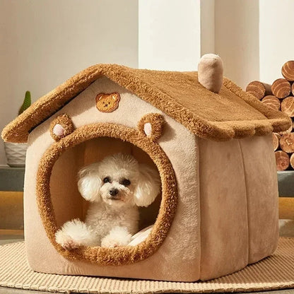 Dolce Soul CozyDen™ | Folding Pet House for Cats & Small Dogs