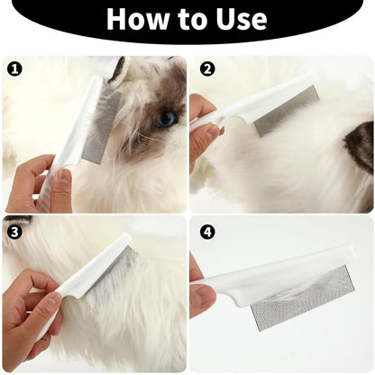Dolce Soul GroomEase™ Fine Tooth Comb | Precision Grooming for Cats & Dogs