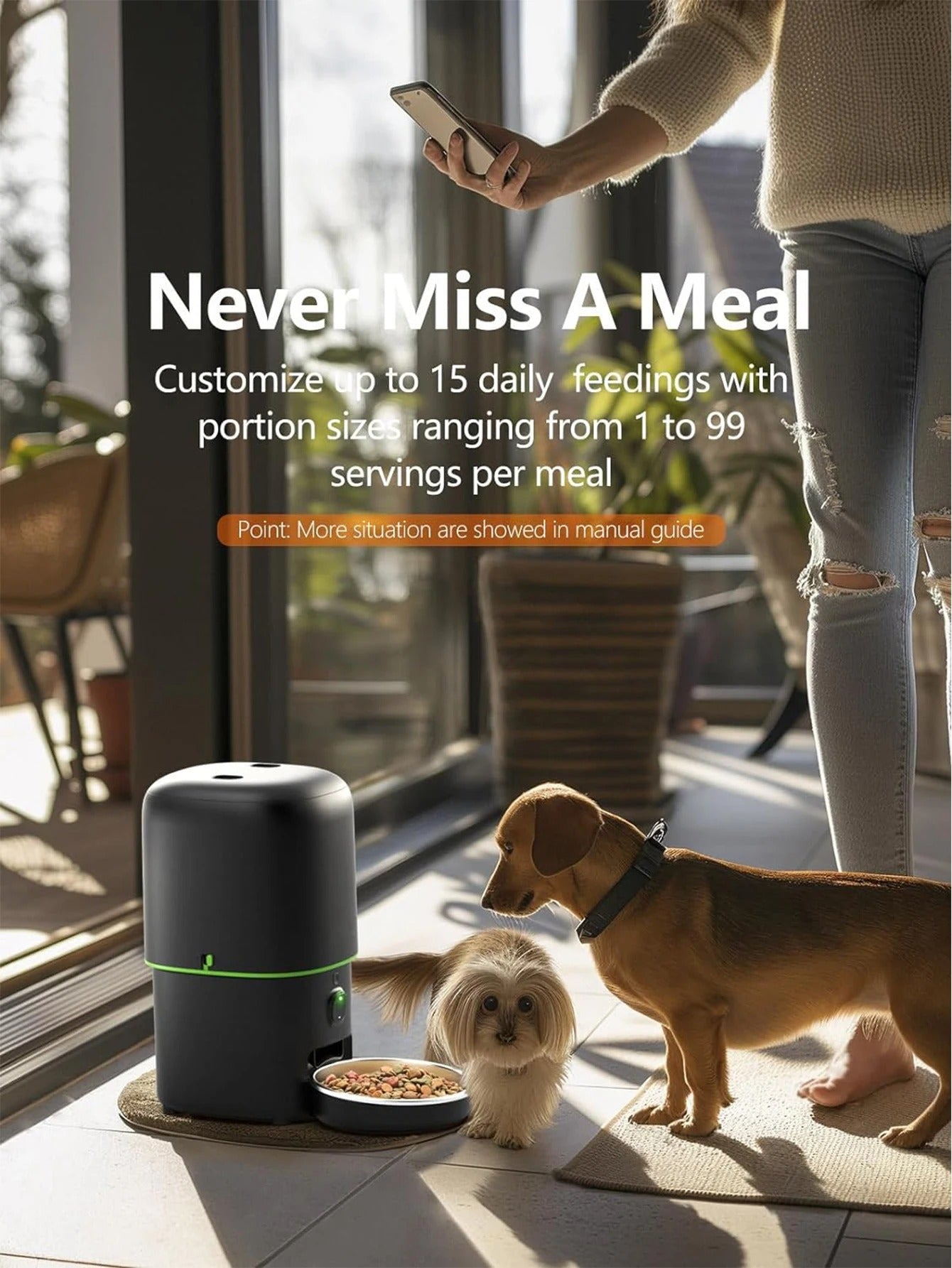 Dolce Soul Connect™ | Smart WiFi Pet Feeder with HD Camera